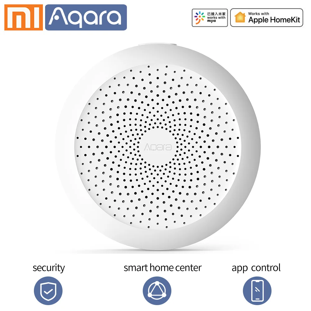 Aqara шлюз xiaomi шлюз сетевой центр концентратор умный дом mi home приложение wifi Zigbee для Apple Homekit xiaomi Smart life - Цвет: 1pcs