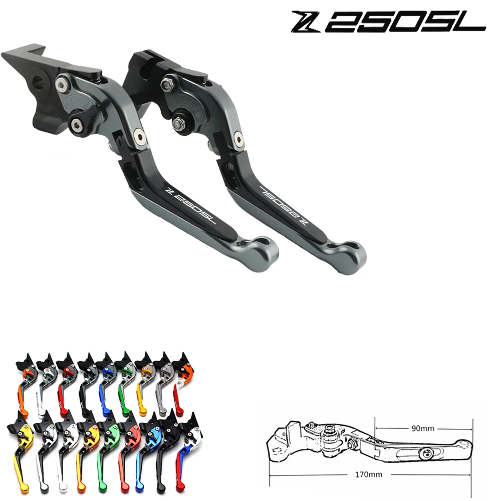Для KAWASAKI Z250SL Z250 SL Z 250SL 2015-2017 2016 мотоциклетные Складные Выдвижные рычаги тормоза и