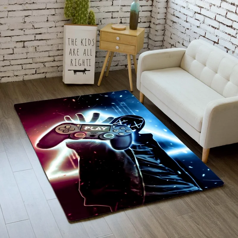 Game Console Rug Carpet In The Living Room 3D Printing Cartoon Bedroom Balcony Entrance Door Mat Floor Home Decoration | Дом и сад