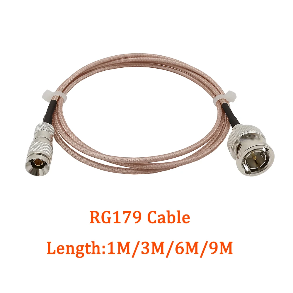 1-9 м 75 Ом DIN 1 0/2 3 штекер к BNC RF RG179 Удлинительный разъему HD SDI 3G Vedio коаксиальный