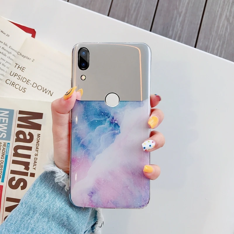 Longxin для huawei Psmartplus силиконовый мягкий чехол пеньминг макияж зеркало креативная
