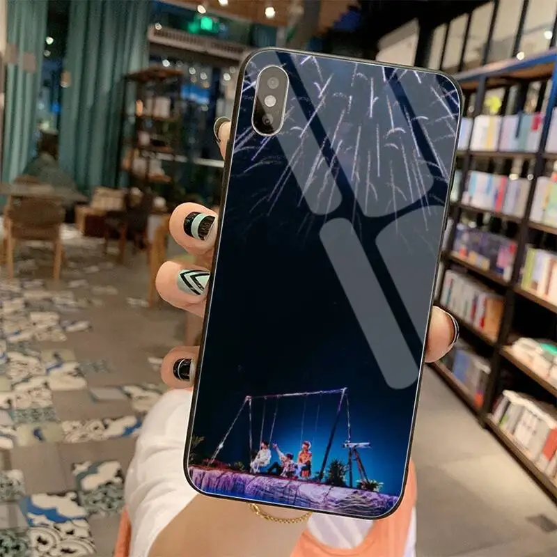 Korea Kpop Seventeen Soft Silicone TPU Phone Cover Tempered Glass For iPhone 11 Pro XR XS MAX 8 X 7 6S 6 Plus SE 2020 case | Мобильные