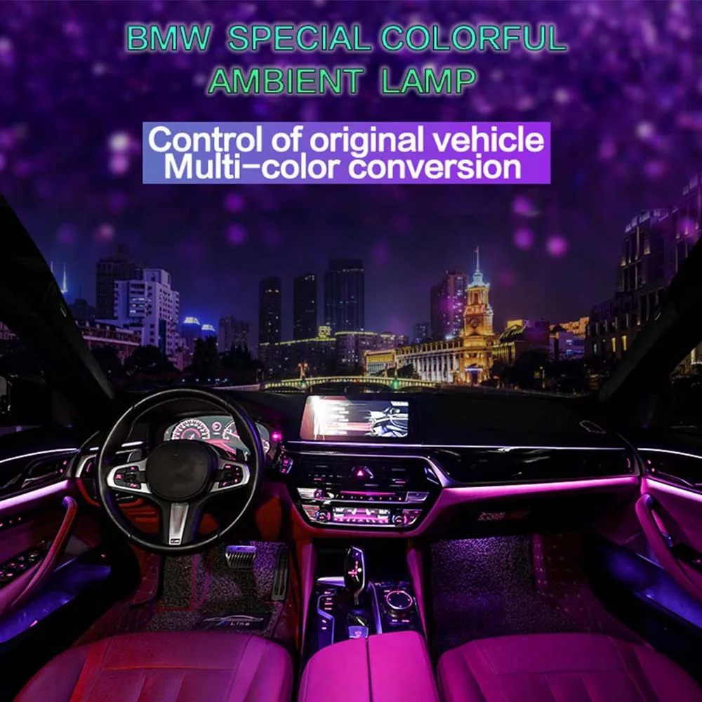 

8/11colors car decorative auto ambient light led strip For BMW F25/G01/F26/G02 tuning car accessories X3/X4
