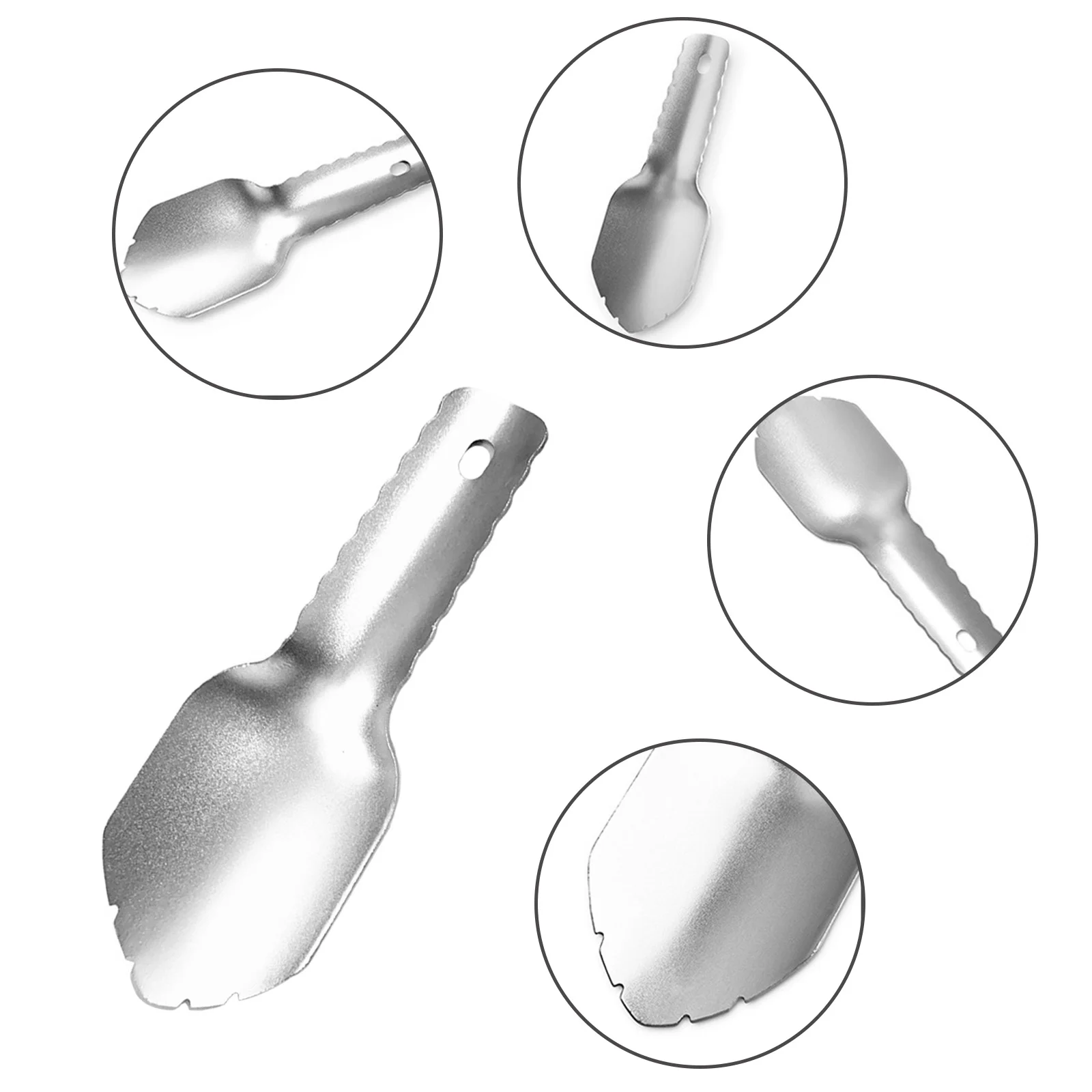 

3PCS Ultralight Camping Shovel Garden Tools Stainless Steel Garden Shovel Outdoor Mini Backpacking Potty Trowel Camping Shovel