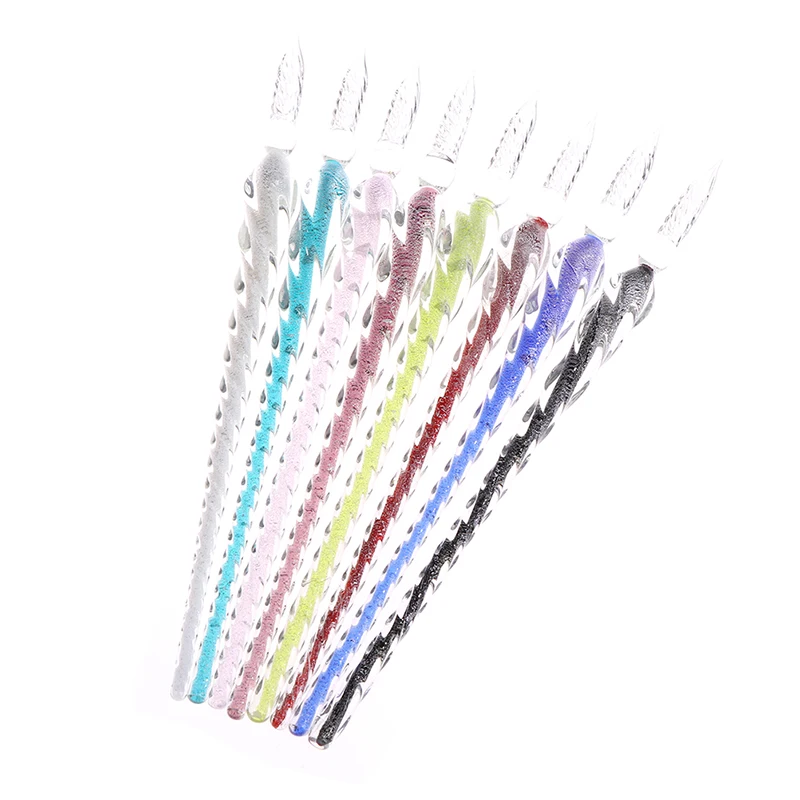 Ручка перьевая стеклянная 8 цветов 1 шт. |