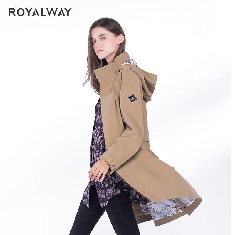 ROYALWAY 2019 новинка Женская ветровка высокого качества ветрозащитная и