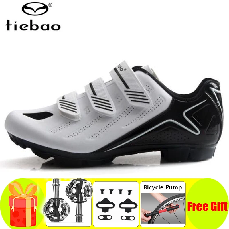 

Tiebao Cycling Shoes Professional Sapatilha Ciclismo Mtb Men Sneakers Bicycle Self-Locking Mountain Bike Breathable Riding