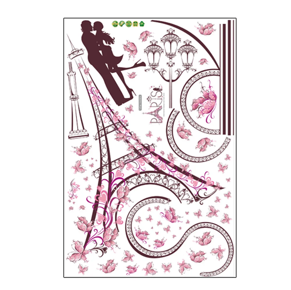 Наклейки на стену романтический Декор постер домашний декор DIY красивые и