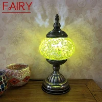 fairy retro exotictable lamp romantic creative led desk light for home living bedroom bedside