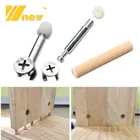 100 шт., фиксаторы для деревянных дюбелей и 20 шт. колесных гаек