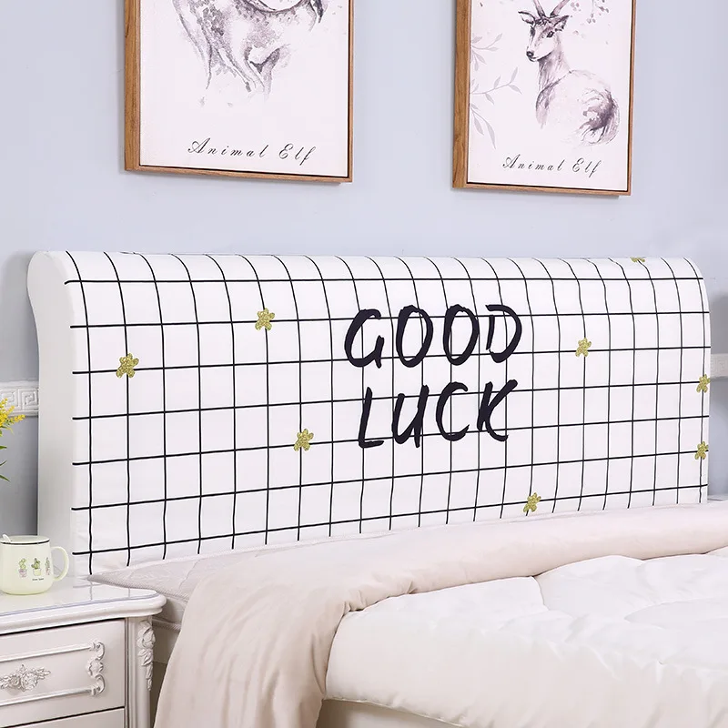 Мягкий защитный чехол для кровати в скандинавском стиле с защитой от пыли