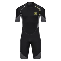 male 1 5mm neoprene scuba water sport wetsuit stretchy spearfishing swimming short sleeve warm surfing snorkeling diving suit