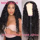 Парики из человеческих волос на сетке Miss Rola, бразильские волосы без повреждений, 100% прямые человеческие волосы, плотность 150%, парик на сетке 4*4, 2 #