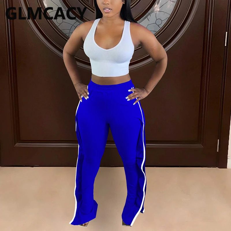 

Casual Solid Slim Pants Sportswear Trousers