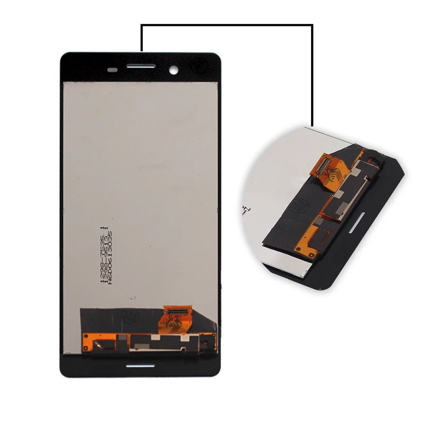 for sony xperia x performance lcd display digitizer assembly for sony xperia xp f8131 f8132 display screen lcd phone parts frame free global shipping