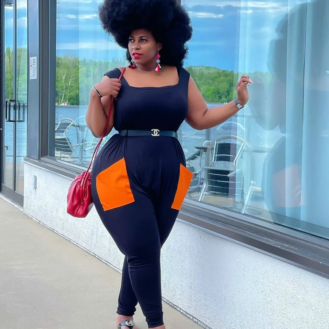 

Women's Patchwork Harlan Jumpsuit Summer Plus Size Activity Sleeveless Jumpsuit Basic Classic Overall Jumpsuit