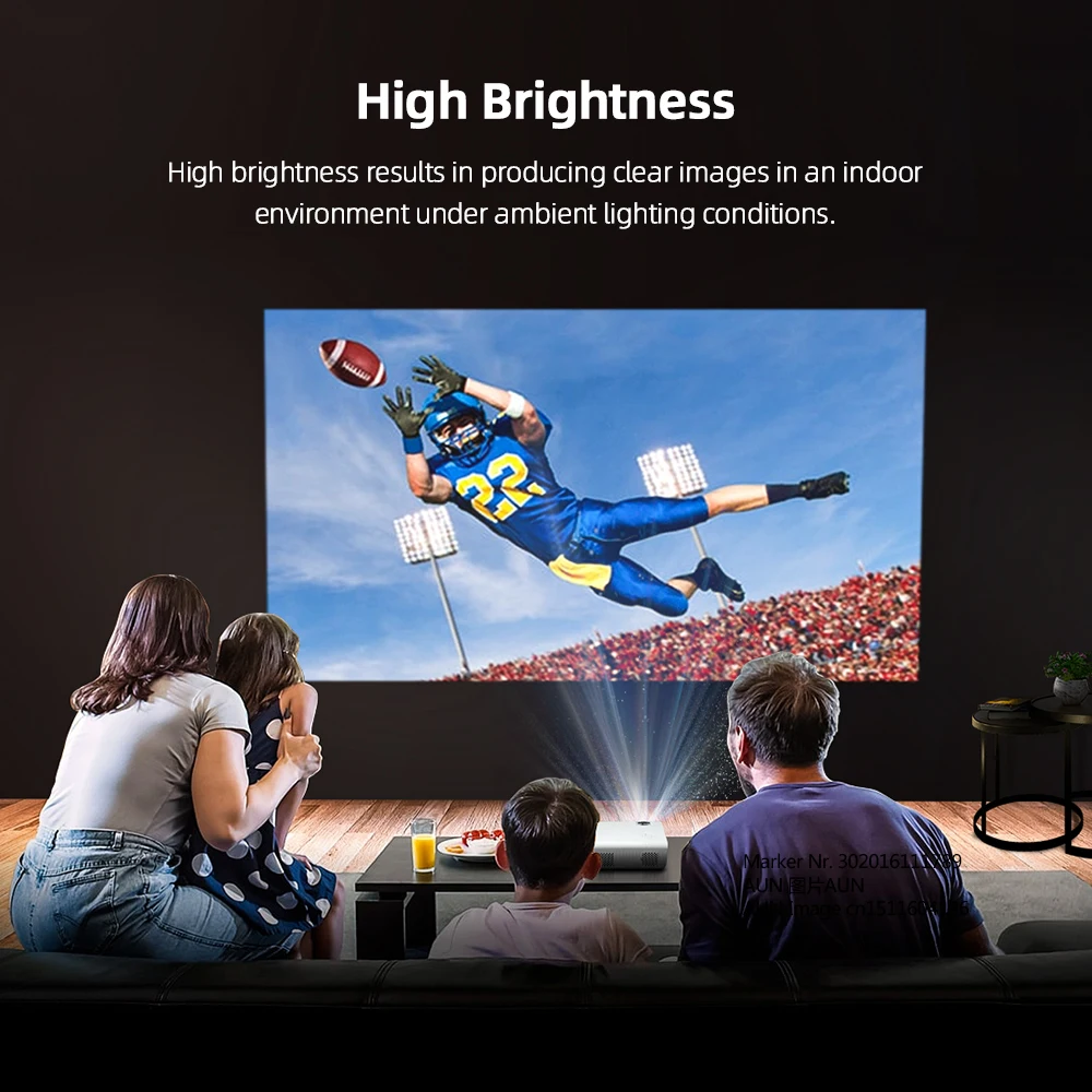 Проектор AUN Full HD 1080P A13 мини проектор светодиодный домашний кинотеатр Android Smart TV 4k