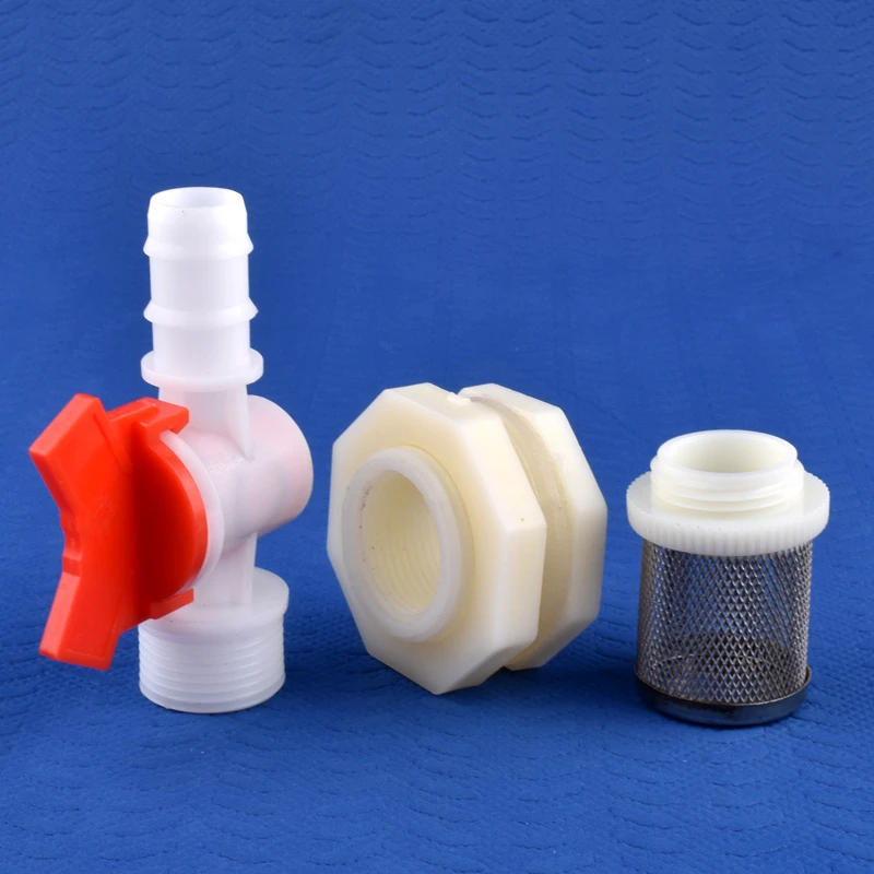 1 ~ 20 комплектов G3/4 до 4 25 мм клапан соединитель для резервуара воды набор фильтров