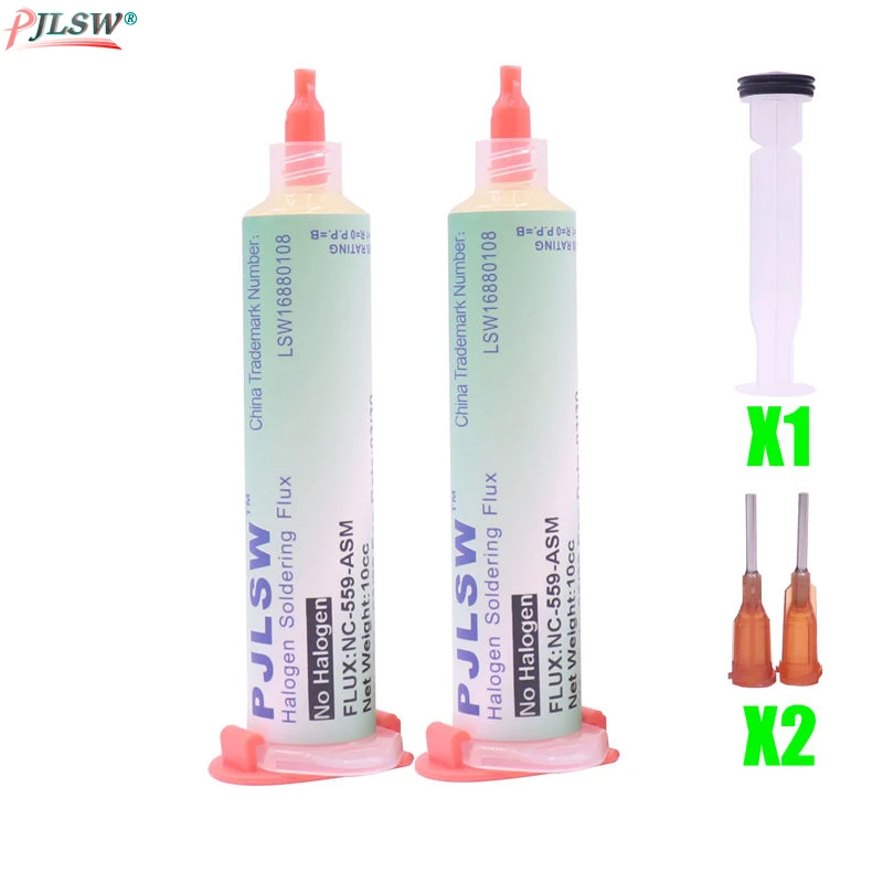 

Big sale NC-559-ASM 10cc high viscosity Solder Flux paste lead-free solder paste solder flux + Needles PCB,BGA ,PGA reworking