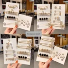 1 комплект, Женская Брошь из металлического сплава с жемчугом