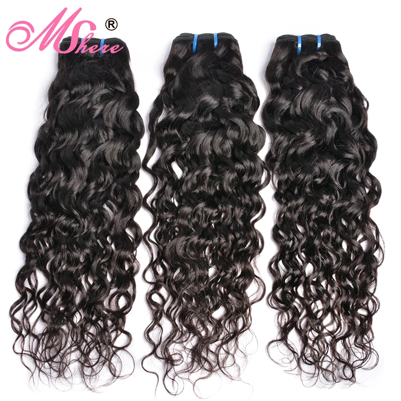 Волнистые человеческие волосы в пучках 3/4 шт. бразильские без повреждения