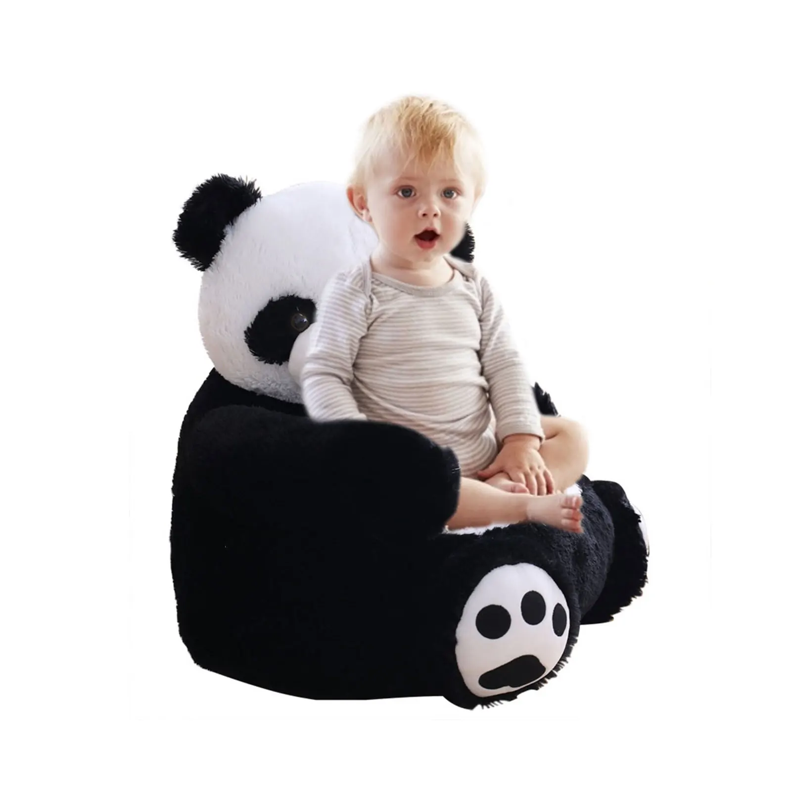 

Kids Panda Bear Plush Chair Comfy Animal Sofa Backrest Armchair Children Sofa Cartoon Toy Lazy Cute Baby Kids Small Sofa Seat