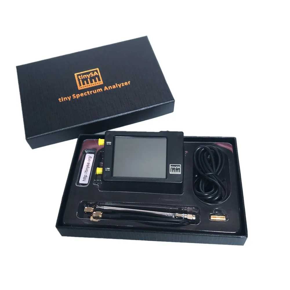 Оригинальный TinySA ручной анализатор крошечного спектра 2 8 &quotTFT дисплей MF/HF/VHF UHF с