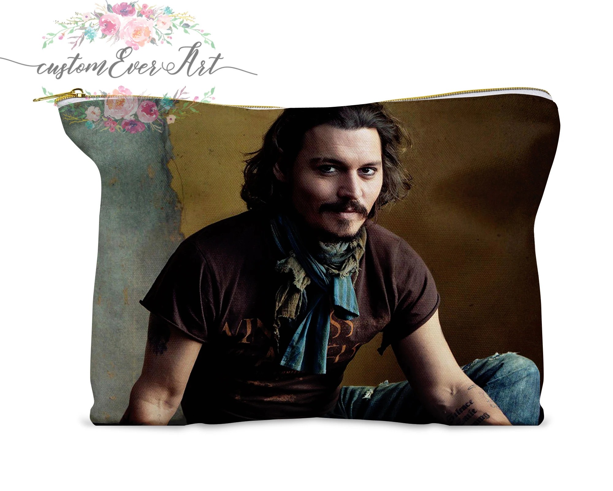 Маленькая косметичка с персональным дизайном в стиле Холодное сердце забавный