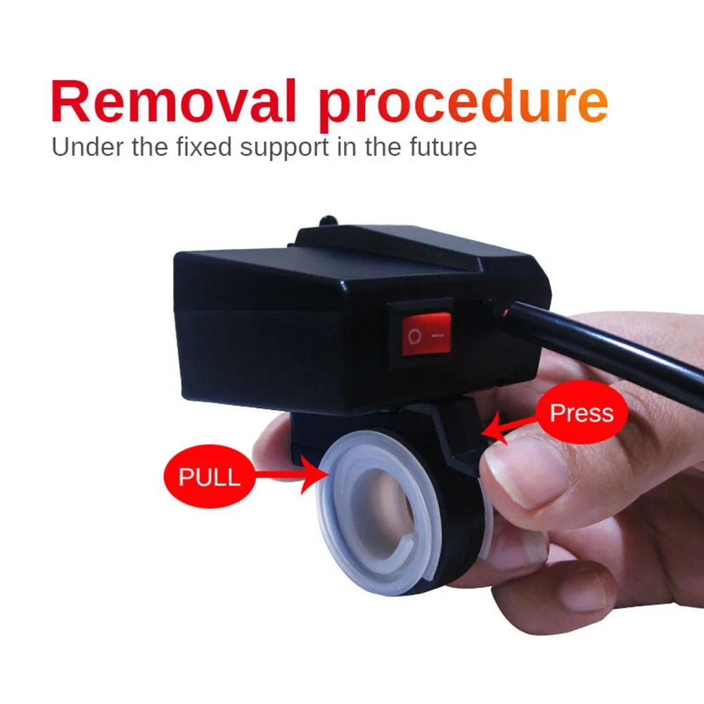 

Waterproof Motorcycle charger Phone Plastic ATV Cross bike Scooters For GPS