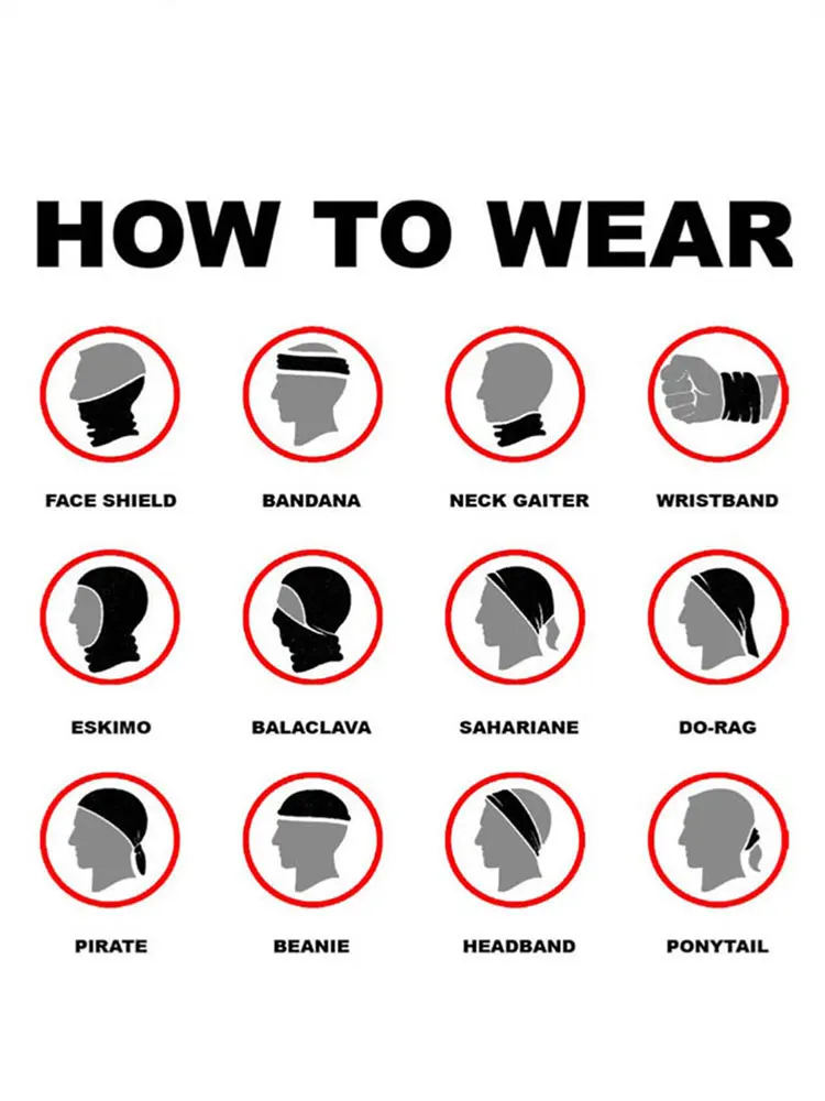 

Outdoor Sports Windproof Face Cover Camouflage Headscarf Easy to Clean Magic Scarf Men Cloth Bandana Neck Warm Windproof 110-1