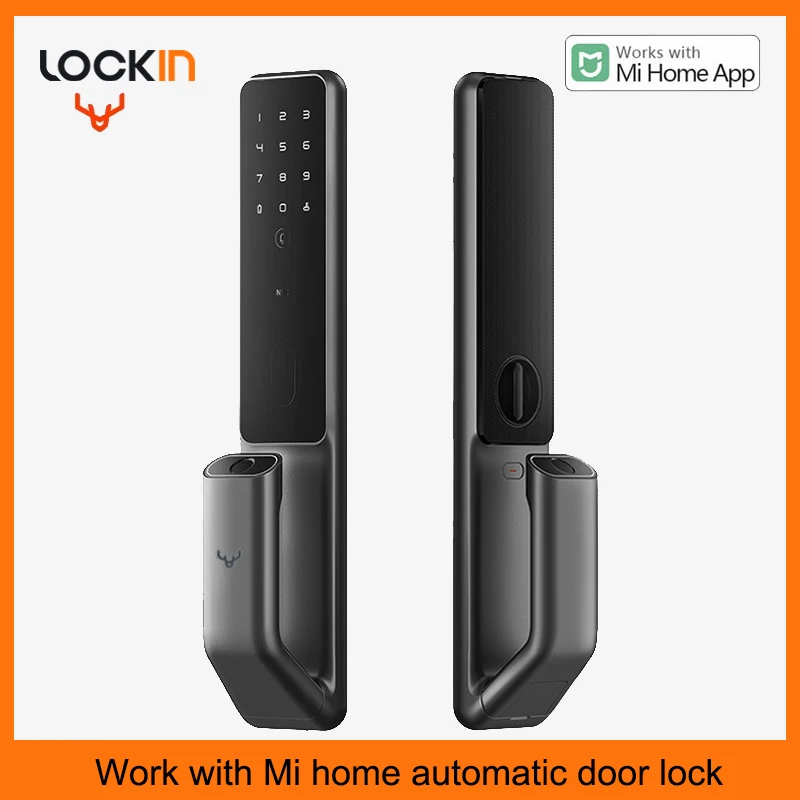 

Automatic Smart Door Lock Fingerprint Lock Password NFC Phone Unlock Work with Xiaomi Mihome Smart Linkage with Doorbell