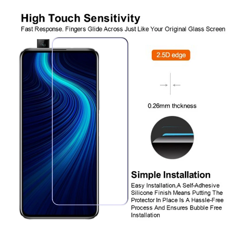 2-в-1 стекло для Huawei Honor X10 экрана камеры объектив Защитная Взрывозащищенная пленка