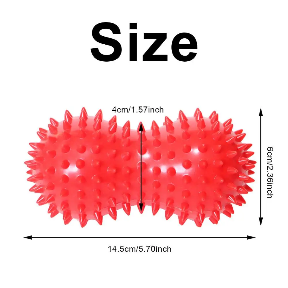 

Massage Ball Sport Yoga Ball Peanut Massage Ball Spiky Trigger Point Massage Ball Muscle Relax Apparatus Fitness Equipment