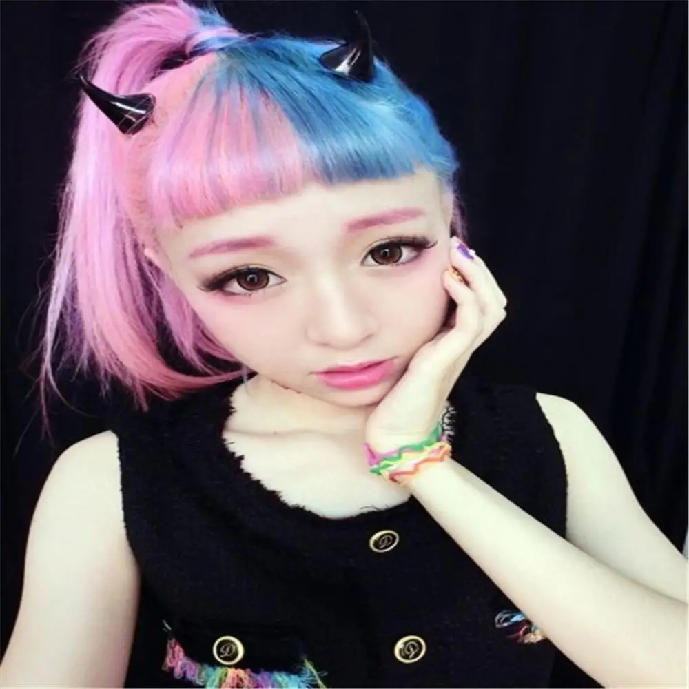 1 пара готический костюм ужасов для Хэллоуина маскарадный маленький Рог демона