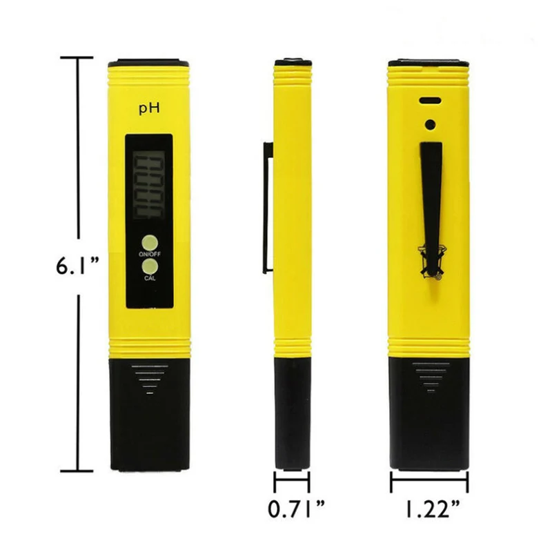 СВЕТОДИОДНЫЙ цифровой измеритель PH для питьевой воды тестер ручка Fisher аквариум