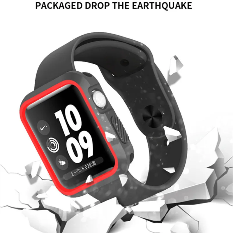 Protective Bumper For Apple Watch SE Series 6 7 Case 44mm 40mm 45mm 41mm Rugged Protector For Applewatch 5 4 iWatch 42mm 38mm