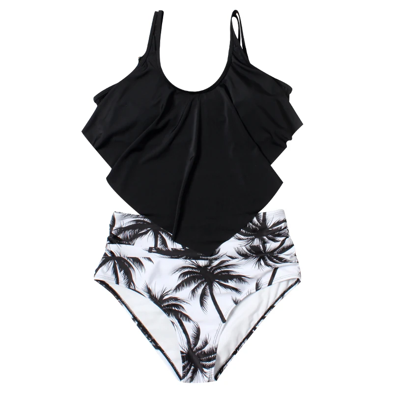 Для женщин комплект из двух предметов двойной в виде листка лотоса высокое