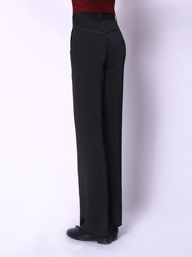 Брюки для латинских танцев черные плотные брюки с карманами Мужская одежда