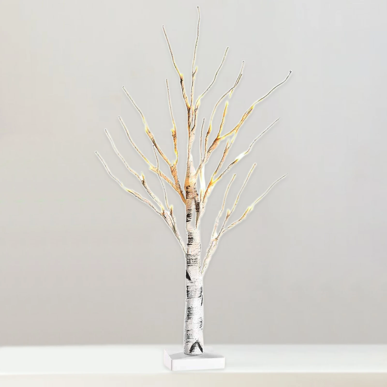 

24x LED Tree Light for Bedroom Bonsai Thanksgiving Christmas Festival Party Decor Battery Powered