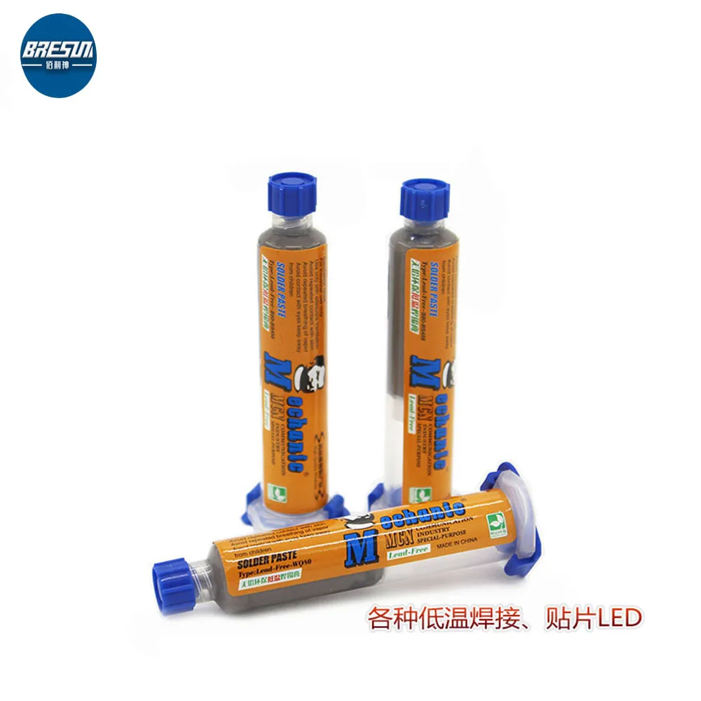 

MECHANIC B30 WQ80 Lead-Free Low Temperature Solder Paste 138 Degrees Low Melting Point Solder Paste Mobile Phone Repair