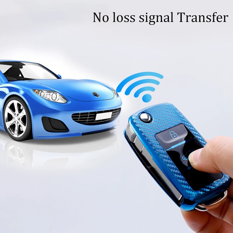 Чехол Для Ключей Из Углеродного Волокна Автомобиля