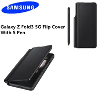 100 original samsung galaxy z fold 3 5g flip cover with s pen brand new sealed antimicrobial material phone case for z fold3 5g