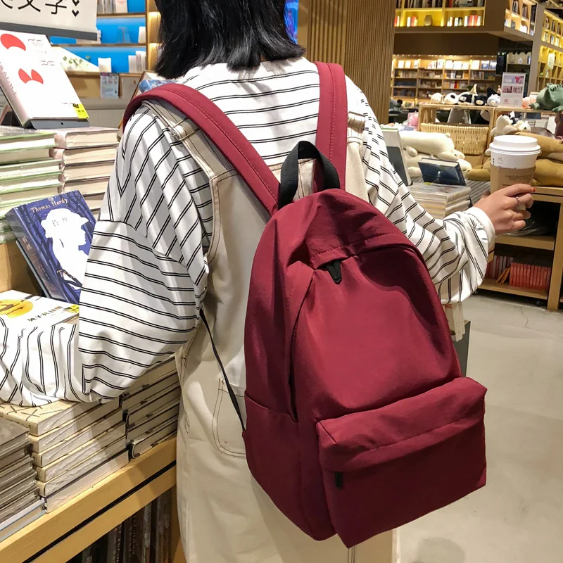 Водонепроницаемый нейлоновый женский рюкзак DIFA школьный ранец для девочек