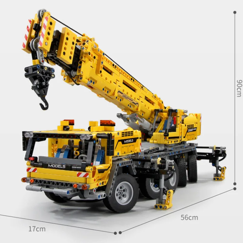 

MOULD KING MOC High-Tech Motor Power Mobile Crane Mk II Truck Model sets Building Blocks Bricks Kids DIY Toys Christmas Gifts