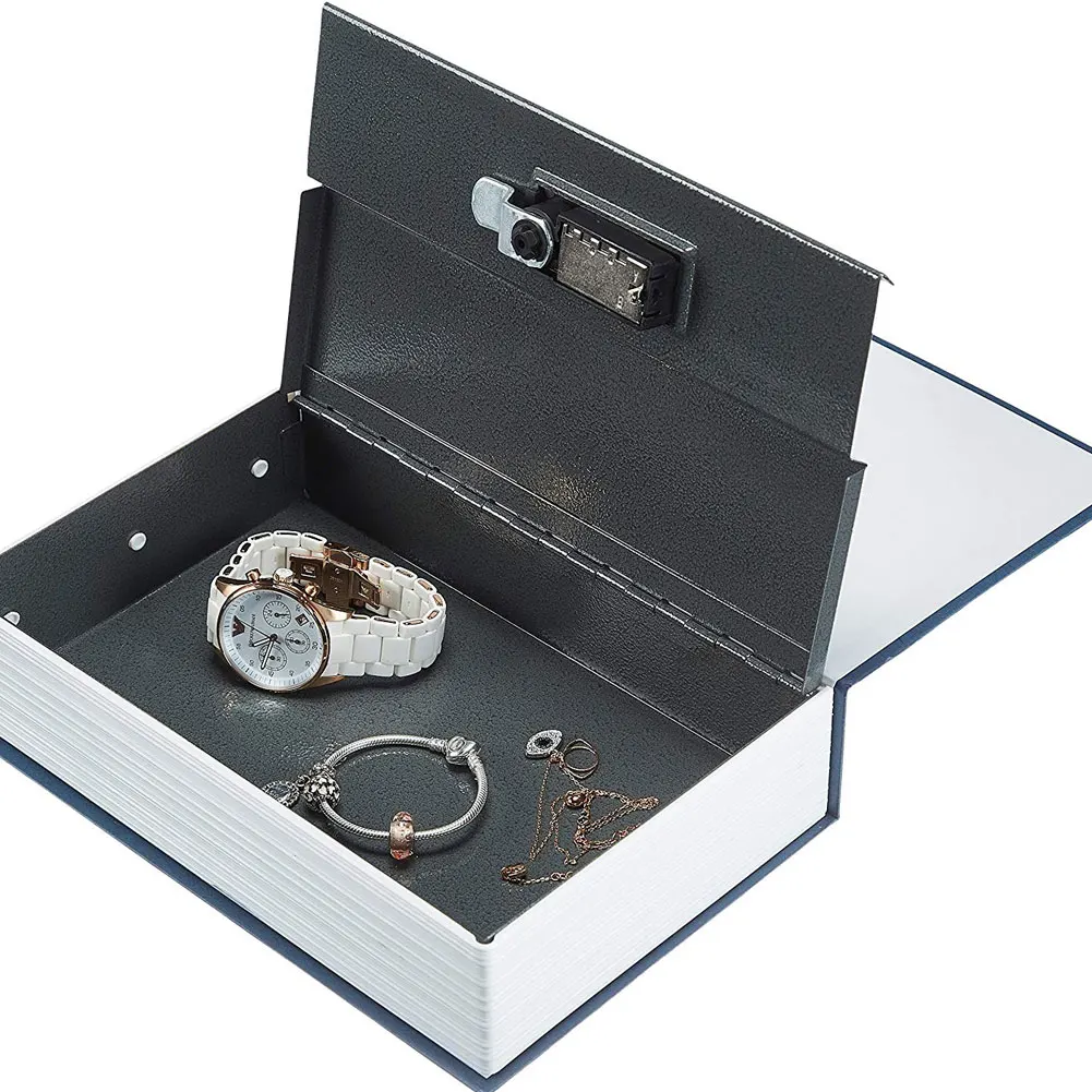 

Home Storage Safe Box Dictionary Book Bank Money Cash Jewellery Hidden Secret Security Locker With 2 Keys Lock Drop Shipping