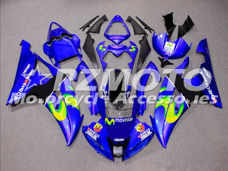 

New ABS Whole Fairings Kits Fit For Yamaha YZF-R6 R6 08 2008 2009 2010 2011 2012 2013 2014 2015 2016 Bodywork set Movistar