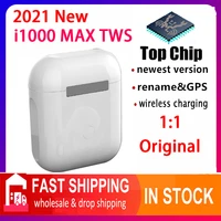 2021 original i1000 max tws mini wireless bluetooth headset 11 for xiaomi pk i11 i12 i14 air2 i9000 i9999 i99999 i90000 i30 i18