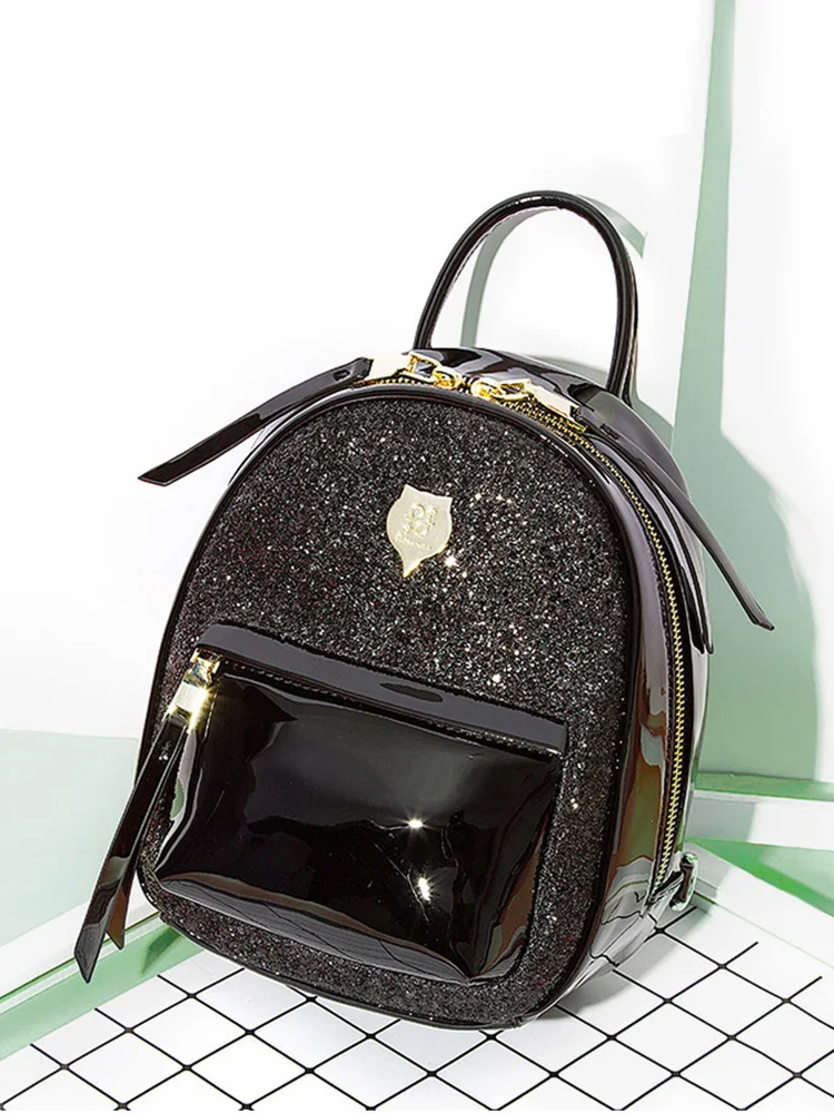 FULANPERS мелкие блестки рюкзаки для женщин 2020 дизайнерский черный женский рюкзак