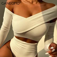 jumpsuit and bodysuit womens off shoulder tops woman clothes elegant bodycon bodysuits sexy backless cut out rompers female