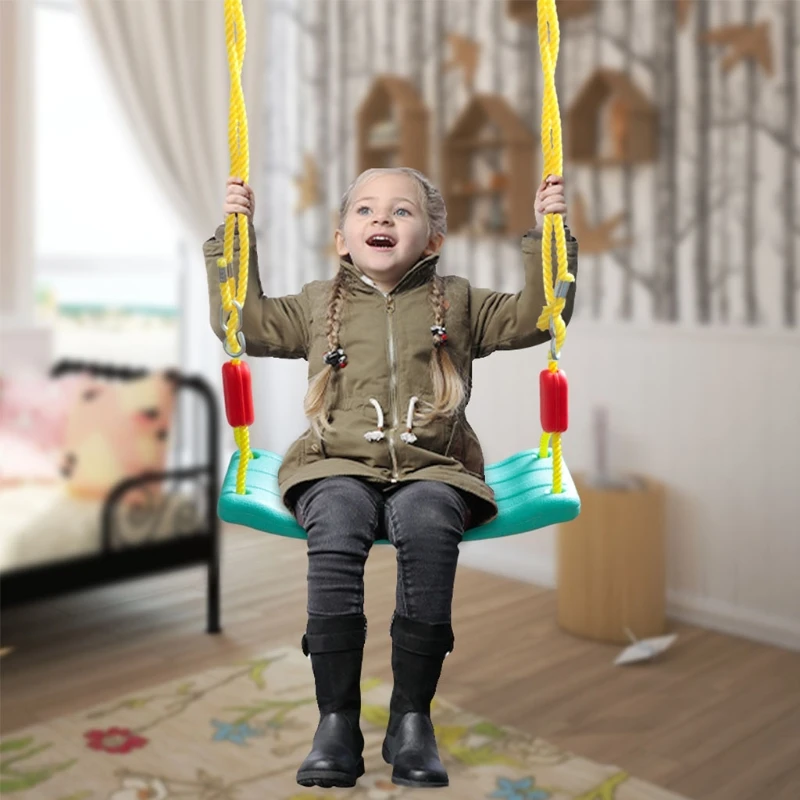 

Portable Swing Set Family Backyard Game Physical Training Set with Safety Buckle Garden Game Equipment for Outdoor Play